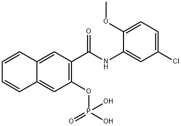 NAPHTHOL AS-CL PHOSPHATE Struktur