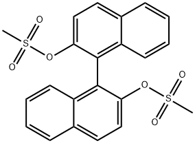 1 1'-BI-2-NAPHTHYL DIMETHANESULFONATE& Struktur