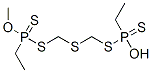 Thiobis(methylenethio)bis[ethylphosphinothioic acid O-methyl] ester Struktur