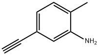 Benzenamine, 5-ethynyl-2-methyl- (9CI) Struktur