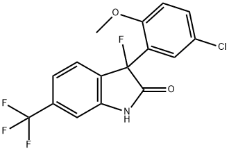 (+/-)-BMS 204352 Struktur
