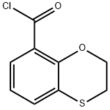 1,4-Benzoxathiin-8-carbonyl chloride, 2,3-dihydro- (9CI) Structure