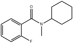 N-Cyclohexyl-N-Methyl-2-fluorobenzaMide, 97% Struktur