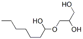HEPTANALGLYCERYLACETAL Struktur