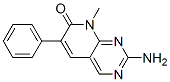 Pyrido[2,3-d]pyrimidin-7(8H)-one,  2-amino-8-methyl-6-phenyl- Struktur