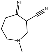 1H-Azepine-3-carbonitrile,  hexahydro-4-imino-1-methyl- Struktur