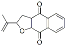 2-Isopropenyl-2,3-dihydronaphtho[2,3-b]furan-4,9-dione Struktur