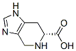 1H-Imidazo[4,5-c]pyridine-6-carboxylicacid,4,5,6,7-tetrahydro-,(6R)-(9CI) Struktur