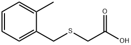 [(2-METHYLBENZYL)THIO]ACETIC ACID Structure