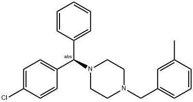 (R)-Meclizine Struktur