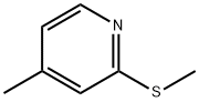 2-(Methylthio)-4-methylpyridine Structure