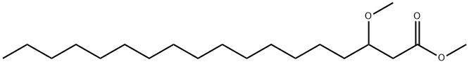 3-Methoxyoctadecanoic acid methyl ester Struktur