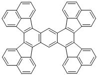 1.2,3.4,5.6,7.8-TETRA(PERI-NAPHTHYLENE)ANTHRACENE Struktur