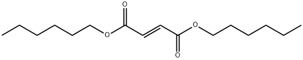 DI-N-HEXYL FUMARATE Struktur
