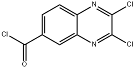 2,3-二氯喹喔啉-6-甲酰氯 結(jié)構(gòu)式