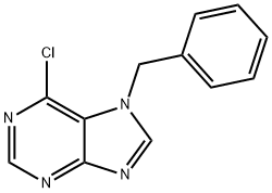 6-CHLORO-7-BENZYLPURINE Struktur