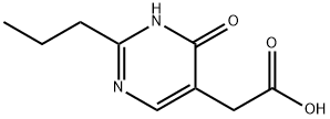 5-Pyrimidineacetic acid, 4-hydroxy-2-propyl- (8CI) Structure