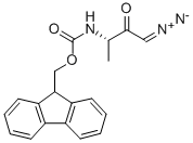 N-alpha-(9-Fluorenylxycarbonyl)-L-alaninyl-diazomethane, (3S)-3-Fmoc-amino-1-diazo-2-butanone