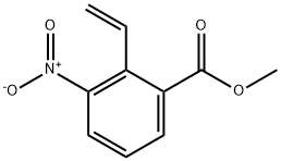 Benzoic acid, 2-ethenyl-3-nitro-, methyl ester (9CI) Struktur