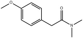 N,N-Dimethyl-2-(4-methoxyphenyl)-acetamide  Struktur