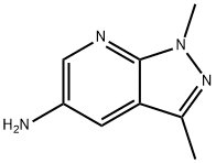 1,3-DIMETHYL-1H-PYRAZOLO[3,4-B]PYRIDIN-5-AMINE Struktur