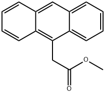 9-Anthraceneacetic acid Methyl ester Struktur