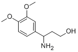 3-(3,4-DIMETHOXYPHENYL)-DL-BETA-ALANINOL
 Struktur