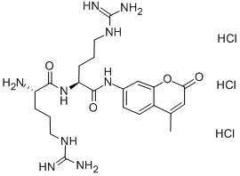 H-ARG-ARG-AMC 3 HCL Struktur