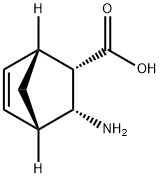 rac-(1R,2S,3R,4S)-3-アミノビシクロ[2.2.1]ヘプト-5-エン-2-カルボン酸 化學構造式