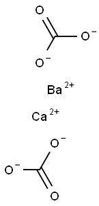 carbonic acid, barium calcium salt Struktur