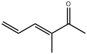 3,5-Hexadien-2-one, 3-methyl-, (E)- (8CI,9CI) Struktur