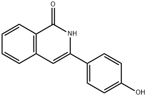 2-(4-羥苯基)-2H-異喹啉-1-酮 結(jié)構(gòu)式