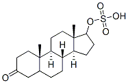 17-hydroxyandrostan-3-one 17-sulfate Struktur