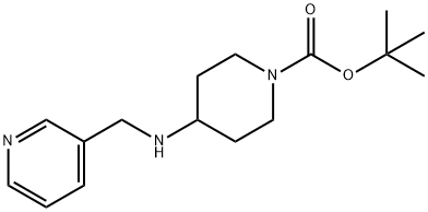 1-N-BOC-4-(3-AMINOMETHYLPYRIDYL)PIPERIDINE Struktur