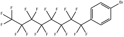 1-BROMO-4-(HEPTADECAFLUOROOCTYL)BENZENE Struktur