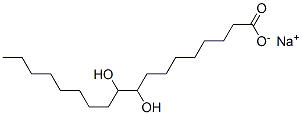 sodium 9,10-dihydroxystearate  Struktur