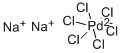 SODIUM HEXACHLOROPALLADATE (IV) Struktur