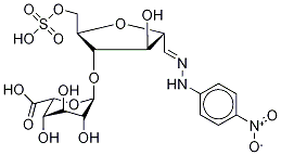 2,5-Anhydro-4-O-α-L-idopyranuronosyl-D-Mannose 1-[(4-Nitrophenyl)hydrazone] 6-(Hydrogen sulfate)|2,5-Anhydro-4-O-α-L-idopyranuronosyl-D-Mannose 1-[(4-Nitrophenyl)hydrazone] 6-(Hydrogen sulfate)