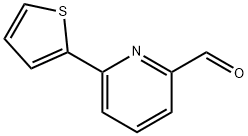 6-(2-噻吩基)-2-吡啶醛 結(jié)構(gòu)式