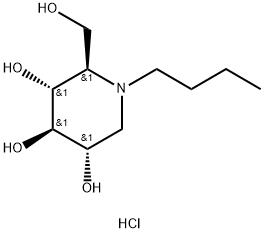 N-BUTYLDEOXYNOJIRIMYCIN, HYDROCHLORIDE|N-丁基脫氧野MY霉素鹽酸鹽