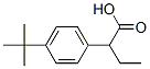 Benzeneacetic acid, 4-(1,1-dimethylethyl)--alpha--ethyl- (9CI) Struktur