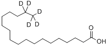 OCTADECANOIC-17,17,18,18,18-D5 ACID Struktur
