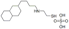 2-[4-(Decahydronaphthalen-2-yl)butyl]aminoethanethiol sulfate Struktur