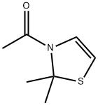 Thiazole, 3-acetyl-2,3-dihydro-2,2-dimethyl- (9CI) Struktur