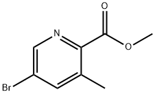 5-溴-3-甲基-2-吡啶甲酸甲酯, 213771-32-5, 結(jié)構(gòu)式