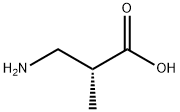 (R)-2-メチル-3-アミノプロピオン酸 化學(xué)構(gòu)造式
