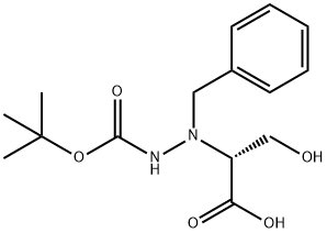 (R)-(-)-NALPHA-BENZYL-NBETA-BOC-D-HYDRAZINOSERINE Struktur