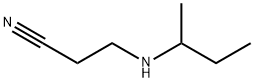 3-(SEC-BUTYLAMINO)PROPANENITRILE Struktur