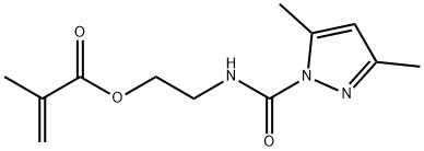 2-[(3,5-DIMETHYLPYRAZOLYL)CARBONYLAMINO]ETHYL METHACRYLATE, 217437-44-0, 結(jié)構(gòu)式