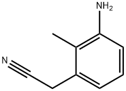 Benzeneacetonitrile, 3-amino-2-methyl- (9CI) Struktur
